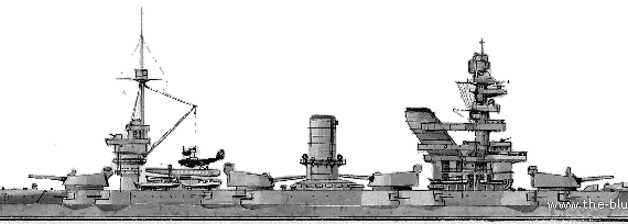 USSR warship Marat (Battleship) (1939) - drawings, dimensions, pictures