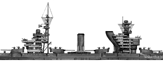 Боевой корабль СССР Oktyabrskaya Revoluciya (Battleship) (1945) - чертежи, габариты, рисунки