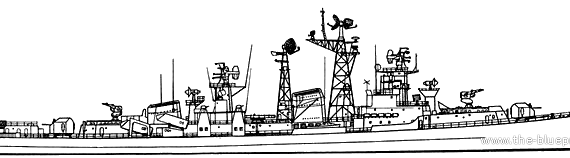 USSR ship Orel (Cruiser) - drawings, dimensions, pictures