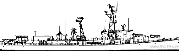 Эсминец СССР Project 56M Kildin-class Destroyer - чертежи, габариты, рисунки