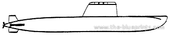 Корабль СССР Project 629 - Golf I Class SSBN - чертежи, габариты, рисунки