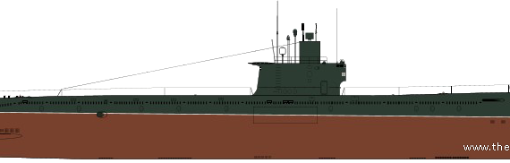 Подводная лодка СССР Project 633 Romeo-class Submarine - чертежи, габариты, рисунки