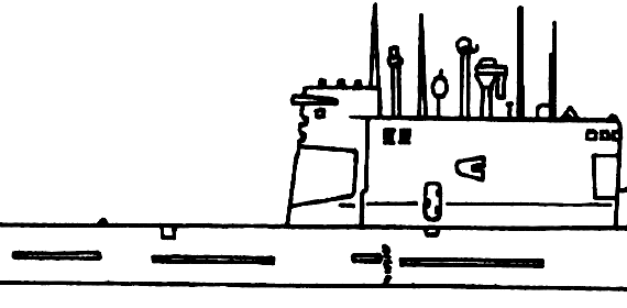 Подводная лодка СССР Project 641B Som Tango-class Submarine - чертежи, габариты, рисунки