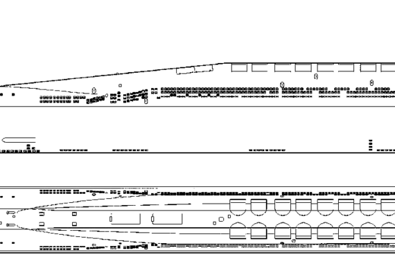 USSR submarine Project 667BDR Kalmar Delta IV Class SSBN Submarine - drawings, dimensions, pictures