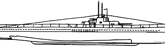 USSR submarine Project 9 S-9 1941 (S-class Submarine) - drawings, dimensions, pictures