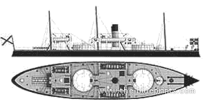 USSR cruiser Smerch - drawings, dimensions, pictures