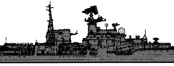 Эсминец СССР Soveremenny (Destroyer) - чертежи, габариты, рисунки