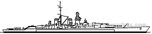 Боевой корабль СССР Sovetskaja Ukraina (Battleship) - чертежи, габариты, рисунки