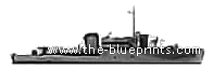 Корабль СССР T-378 (Minesweeper) (1944) - чертежи, габариты, рисунки