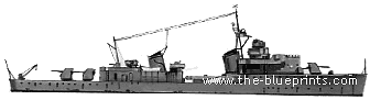 Корабль СССР Yastreb (Coast Guard) (1939) - чертежи, габариты, рисунки
