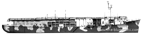 Ship USS AVG-1 Long Island - drawings, dimensions, figures