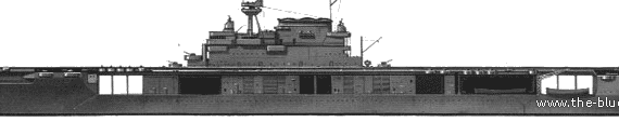 Авианосец USS CV-8 Yorktown - чертежи, габариты, рисунки