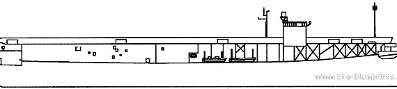 Авианосец USS CVE-30 Charger (Escort Carrier) - чертежи, габариты, рисунки