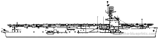 Авианосец USS CVE-55 Casablanca - чертежи, габариты, рисунки