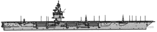 Авианосец USS CVN-65 Enterprise (Aircraft Carrier) - чертежи, габариты, рисунки