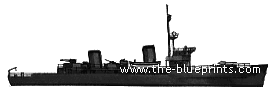 USS MSF-373 Peregrine (Minesweeper) (1943) - drawings, dimensions, pictures