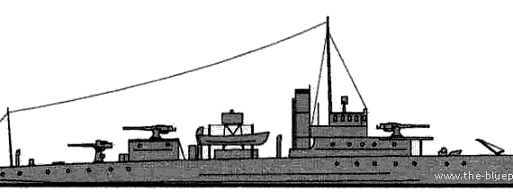 Корабль USS PE-19 Eagle (Escort) (1941) - чертежи, габариты, рисунки