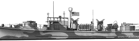 Корабль USS PGM-1 (Submarine Chaser) - чертежи, габариты, рисунки