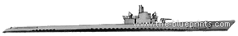 Подводная лодка USS SS-175 Tarpon (1944) - чертежи, габариты, рисунки
