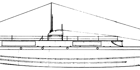 Подводная лодка USS SS-19 Seal - чертежи, габариты, рисунки