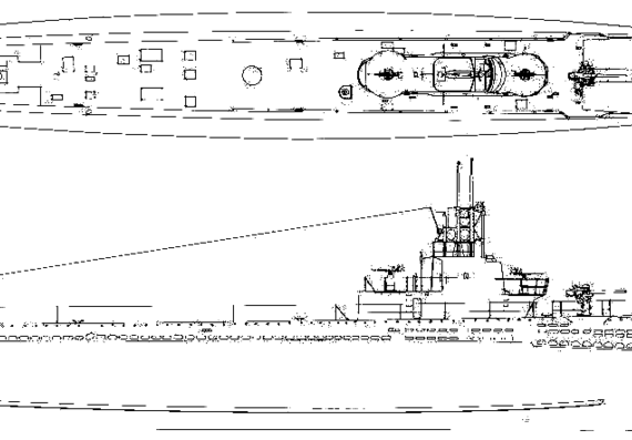 Подводная лодка USS SS-212 Gato (1943) - чертежи, габариты, рисунки