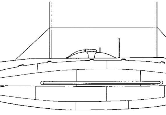 Подводная лодка USS SS-3 Adder - чертежи, габариты, рисунки