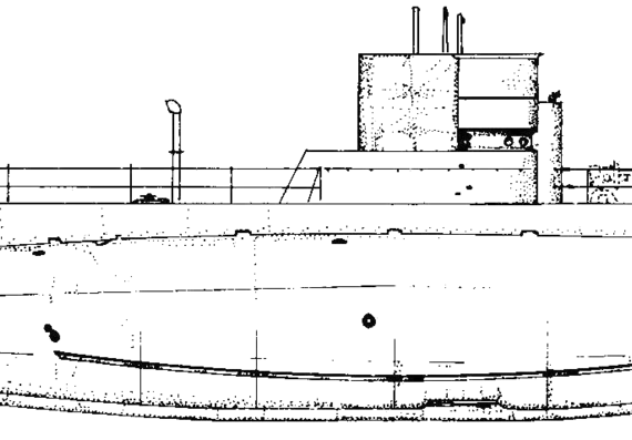 Подводная лодка USS SS-62 O-1 (1918) - чертежи, габариты, рисунки