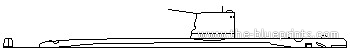Подводная лодка USS SSN-578 Skate - чертежи, габариты, рисунки