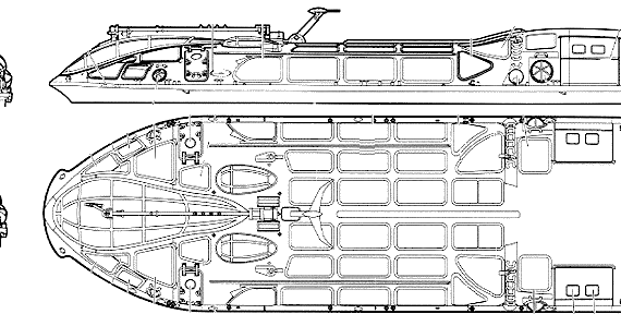 Ship Water Bus Himiko - drawings, dimensions, pictures