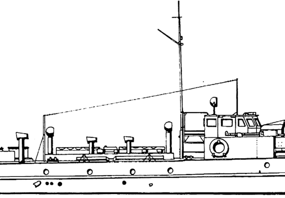 Корабль Yugoslavia - MS-41 - чертежи, габариты, рисунки