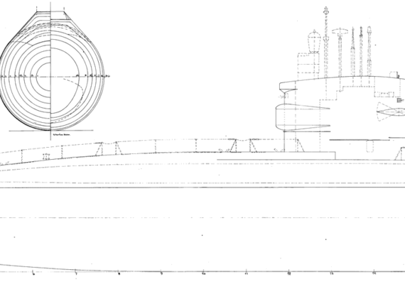 Submarine Zwaardvis class (NL) (1966) - drawings, dimensions, pictures