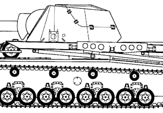 Tank 10.5cm le. F.H.18-6 (SF) auf GW III - drawings, dimensions, figures