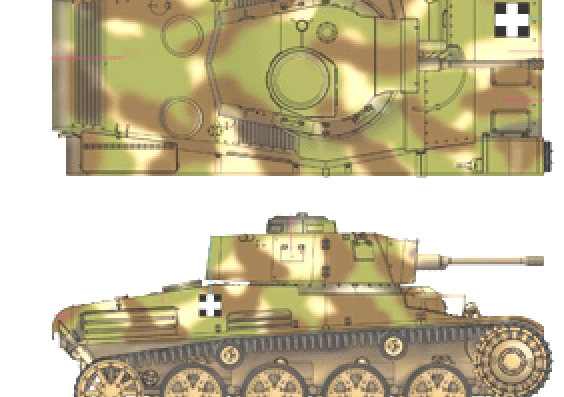 Tank 43M Toldi III (C40) - drawings, dimensions, figures