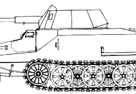 Tank 7.5cn Zgkw.5t Model 1 - drawings, dimensions, figures