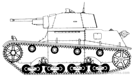 Tank 7TP (1938) - drawings, dimensions, pictures