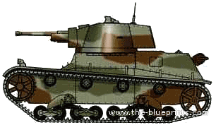 Танк 7 TP Polish Tank - чертежи, габариты, рисунки