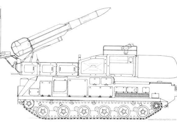 Танк 9A310M1 Buk-M1-2 SAM - чертежи, габариты, рисунки