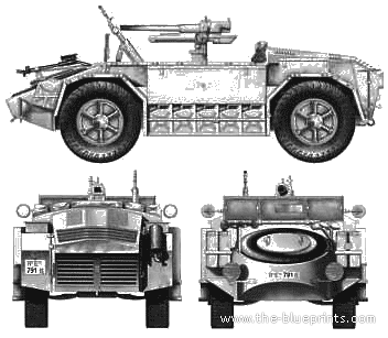 Танк ABM 41 + AT Gun (1943) - чертежи, габариты, рисунки
