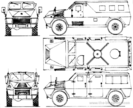 ACAMT tank - drawings, dimensions, figures