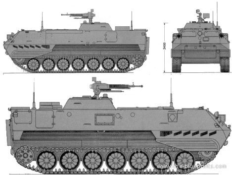 ACRV tank - drawings, dimensions, figures