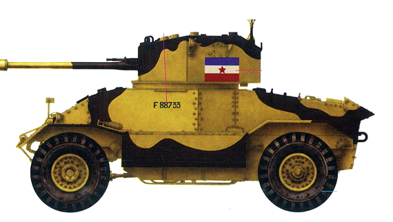 Танк AEC Mk.II Armoured Car - чертежи, габариты, рисунки