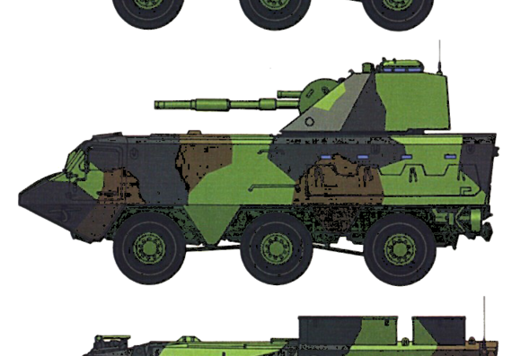 AMV tank - drawings, dimensions, figures