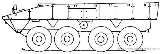 Tank ANV - drawings, dimensions, figures