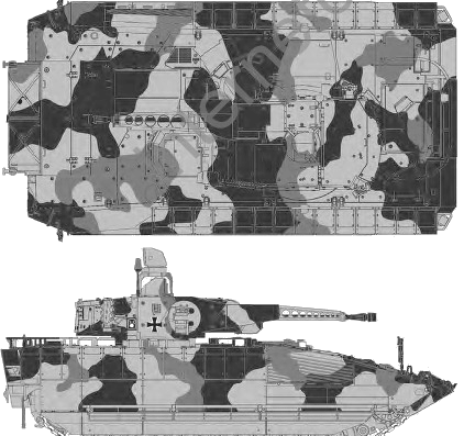 Tank APz Puma - drawings, dimensions, figures