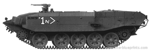 Achzarit APC tank (IDF) - drawings, dimensions, figures