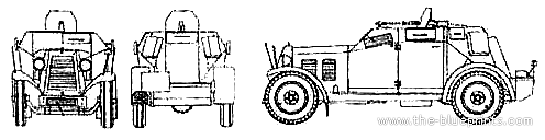 Tank Adler Kfz.13 - drawings, dimensions, pictures
