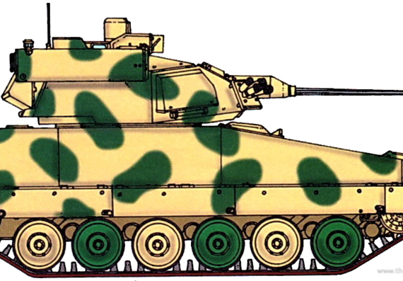 Alvis Stormer 30 tank - drawings, dimensions, figures