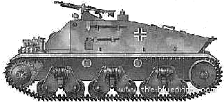 Artillery Observation Vehicle 38 (H) - drawings, dimensions, pictures