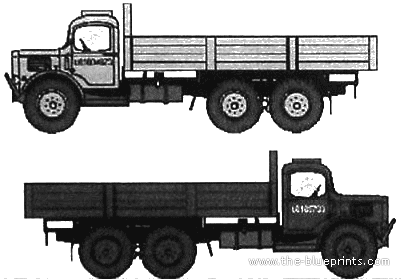 Tank Austin K6 3-ton 6x4 - drawings, dimensions, figures