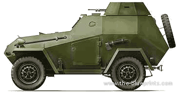 Tank BA-64B - drawings, dimensions, figures